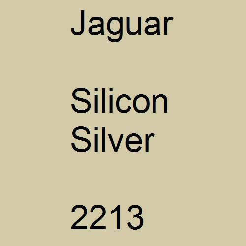 Jaguar, Silicon Silver, 2213.